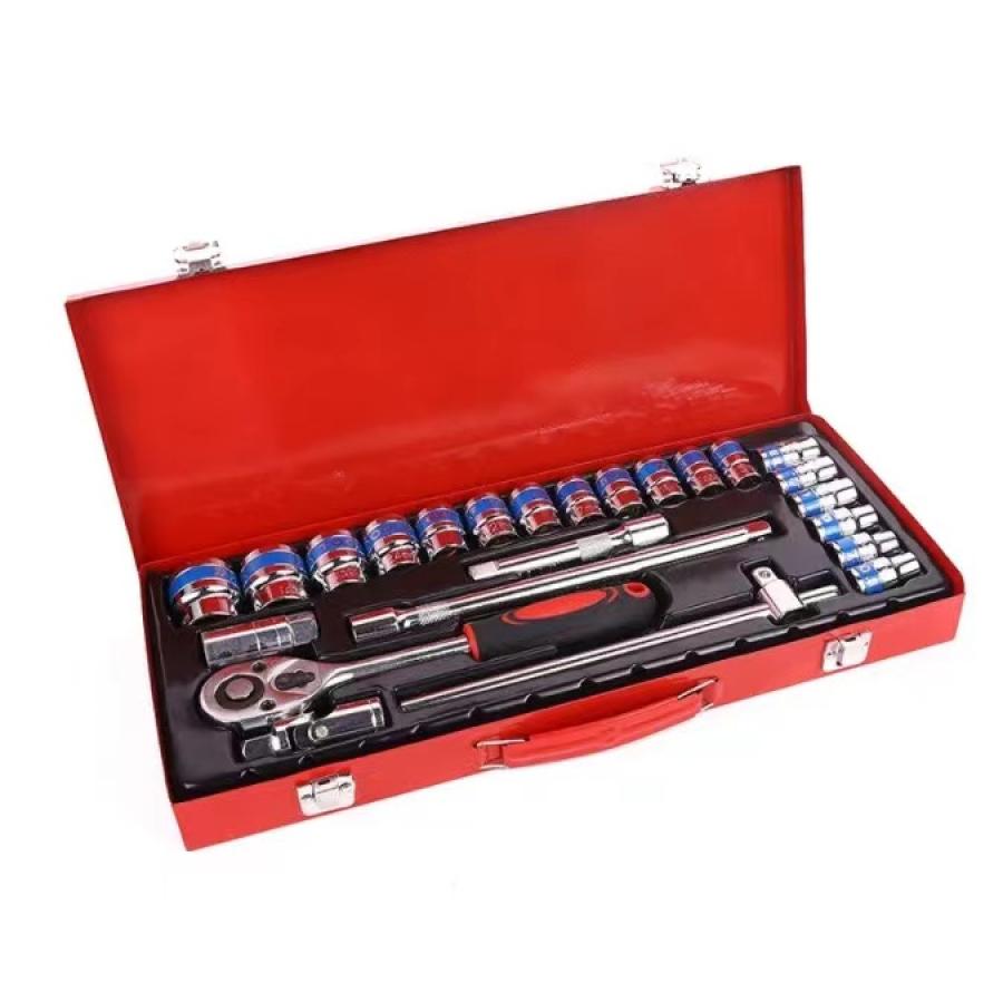 24Pcs combinatiaon socket 1/2'' Ratchet hand tools sets