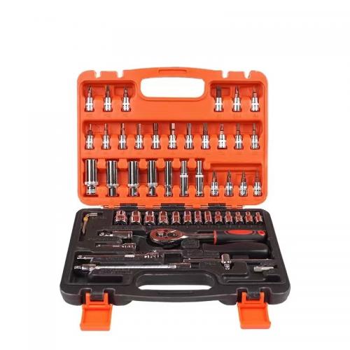 53Pcs Socket wrench set auto repair hand tools
