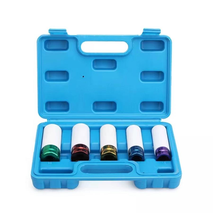 5pcs Hand Tool Car Repair Auto Colorful impact Socket Set Tools